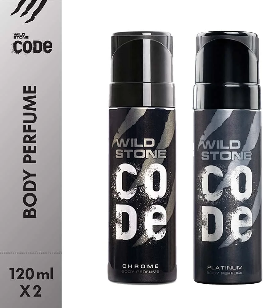 مجموعه دو عددی عطر بدن مردانه وایلد استون کد کروم و پلاتینیوم بدون گاز (120 میلی لیتر) مجموعه دو عددی عطر بدن مردانه وایلد استون کد کروم و پلاتینیوم بدون گاز (120 میلی لیتر)