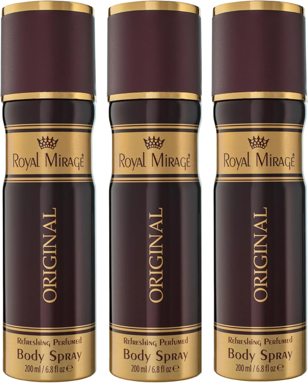 اسپری بدن رویال میراژ اورجینال 200 میلی لیتر - مجموعه 3 عددی اسپری بدن رویال میراژ اورجینال 200 میلی لیتر - مجموعه 3 عددی