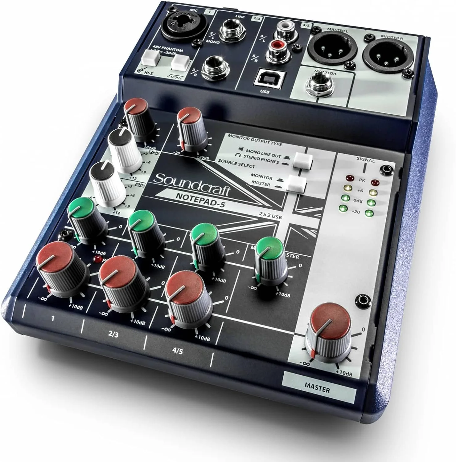 میکسر آنالوگ کوچک Soundcraft Notepad-5 با USB