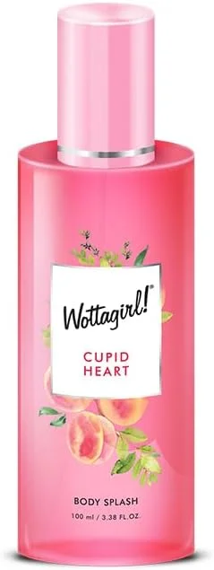 اسپری خوشبو کننده بدن مایع زنانه وودگرل! رایحه میوه ای قلب کیوپید | ماندگاری طولانی (100 میلی لیتر)