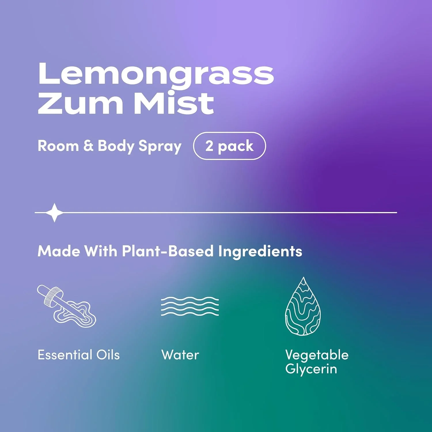 اسپری خوشبو کننده بدن و محیط زوم ایندیگو وایلد - علف لیمو - 118 میلی لیتر (بسته 2 عددی)