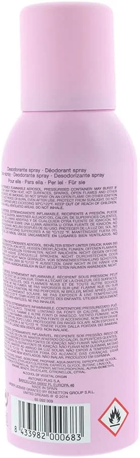 اسپری خوشبو کننده بدن زنانه یونایتد کالرز آف بنتون دریمز لاو یور سلف - 150 میلی لیتر