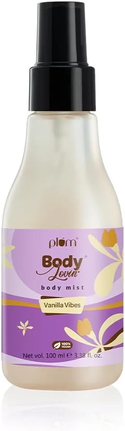 اسپری بدن زنانه Plum Bodylovin' Vanilla Vibes | رایحه وانیلی ماندگار با عطر گرم و دلپذیر وانیل | سرشار از شادی | اسپری بدن عطر مسافرتی - 100 میلی لیتر