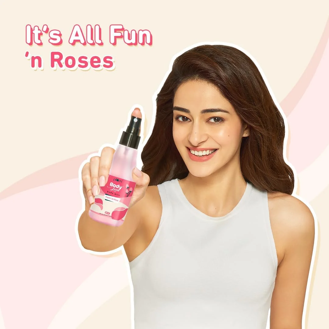 اسپری بدن با رایحه گل رز Plum BodyLovin' Feelin' So Rose | اسپری خوشبو کننده بدن زنانه | 100% گیاهی | فاقد پارابن و فتالات | طراوت بخش فوری