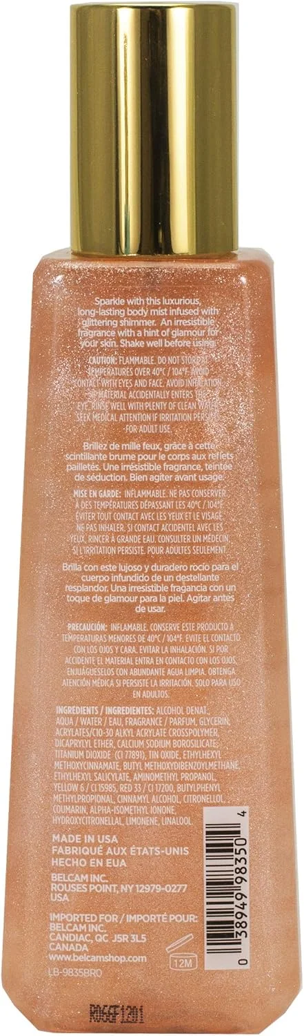 اسپری خوشبو کننده بدن اکلیلی لوکس پرفیومری با رایحه وانیل رز، ۲۳۶ میلی لیتر