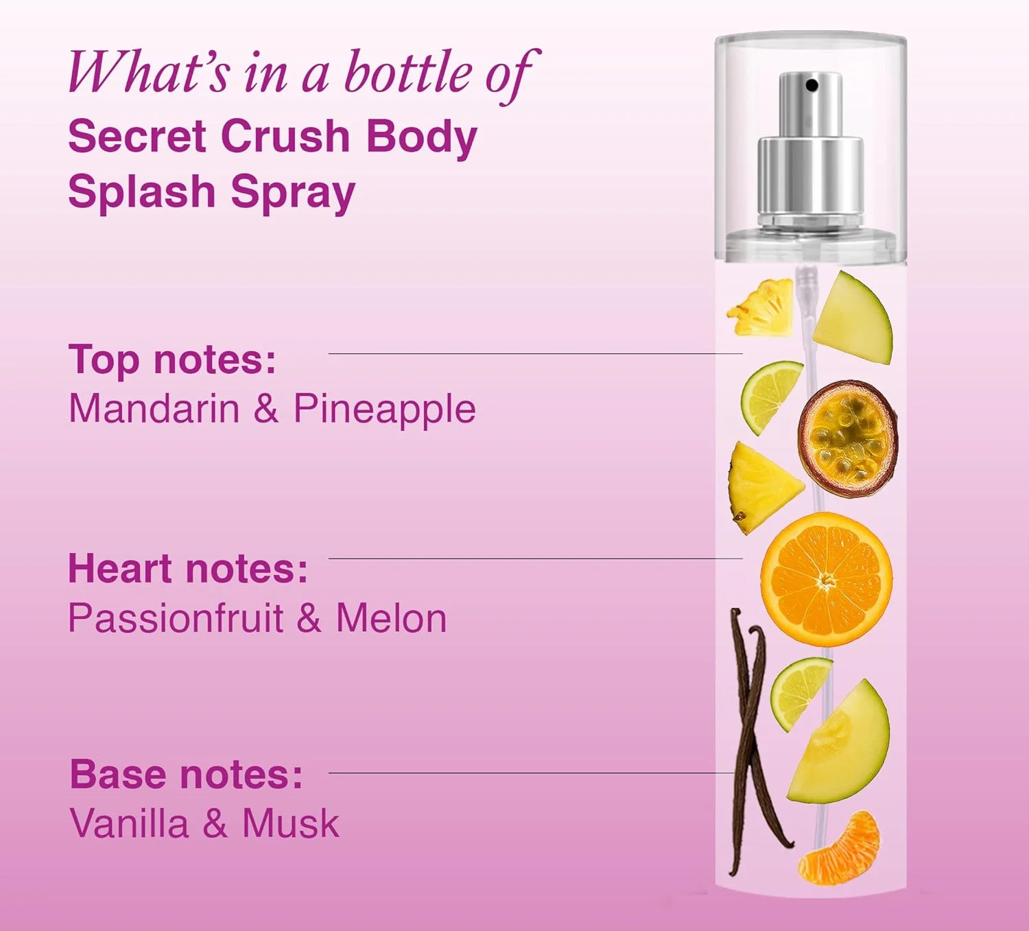 اسپری خوشبو کننده بدن زنانه لایر واتا گرل مدل Secret Crush، ۱۳۵ میلی لیتر (بسته ۲ عددی)