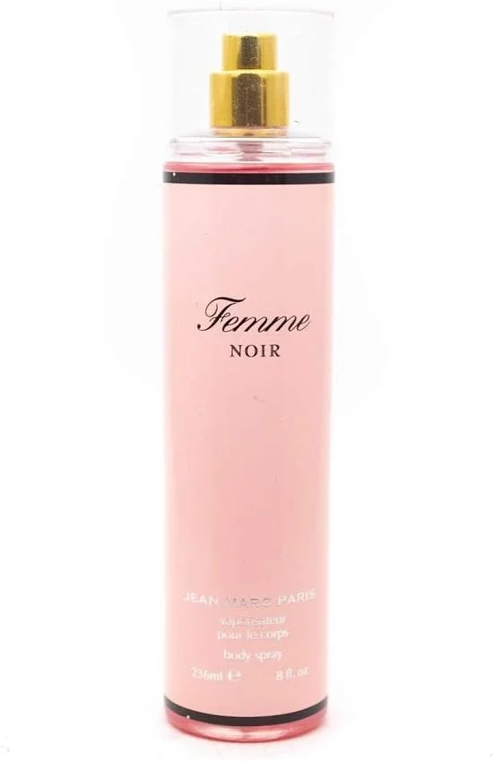 اسپری بدن زنانه ژان مارک پاریس Femme Noir - حجم 236 میلی لیتر