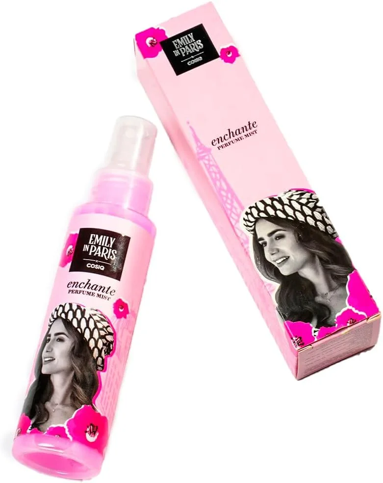 اسپری بدن خوشبو کننده Cos-IQ Enchante با ماندگاری طولانی | رایحه گلی چوبی مشک | عطر زنانه | اسپری بدن مسافرتی | 100 میلی لیتر