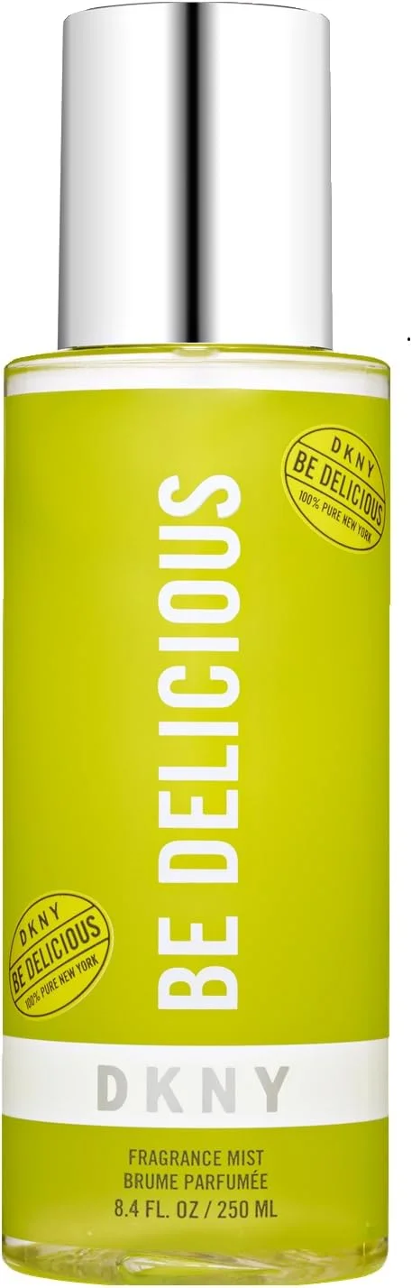 اسپری خوشبو کننده بدن زنانه دی کی ان وای Be Delicious 100% Pure New York، رایحه گلی میوه ای برای استفاده روزانه، 250 میلی لیتر