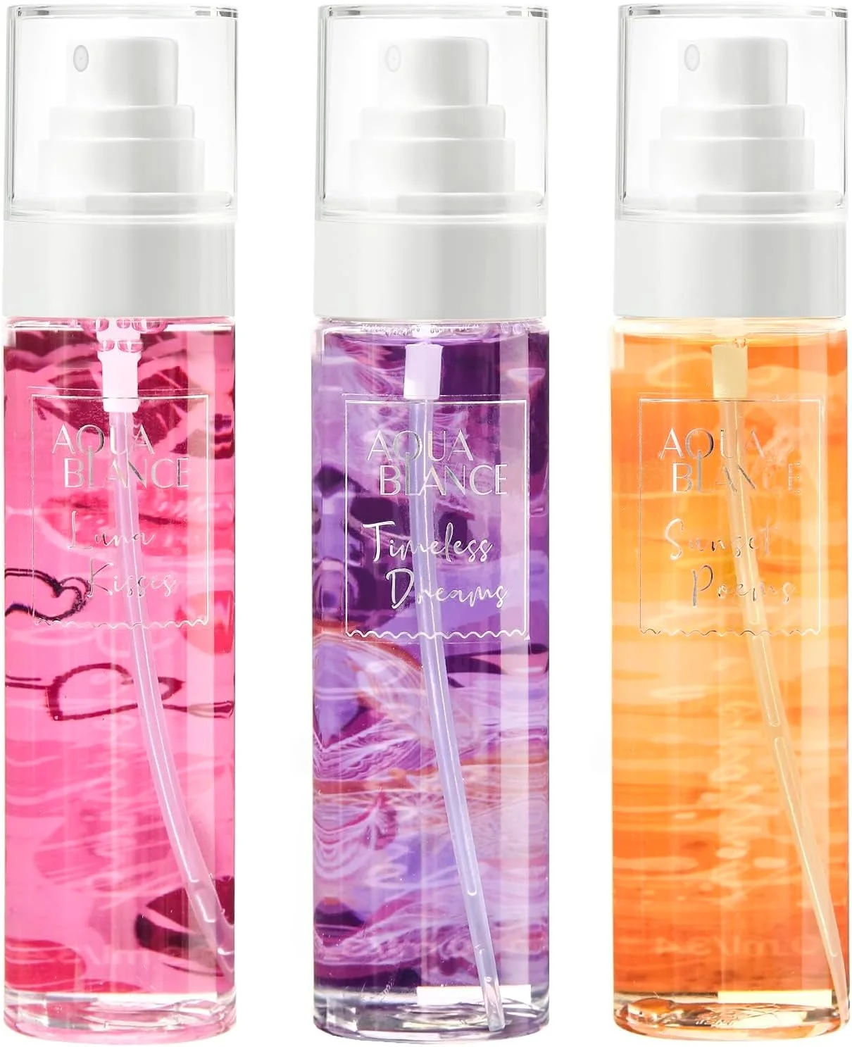 مجموعه هدیه اسپری بدن زنانه، عطر مه آلود، اسپری بدن برای زنان، بسته 3 عددی، هر کدام 100 میلی لیتر، مجموعا 300 میلی لیتر، رویاها
