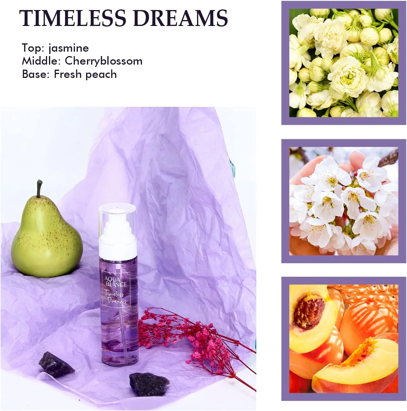 مجموعه هدیه اسپری بدن زنانه، عطر مه آلود، اسپری بدن برای زنان، بسته 3 عددی، هر کدام 100 میلی لیتر، مجموعا 300 میلی لیتر، رویاها