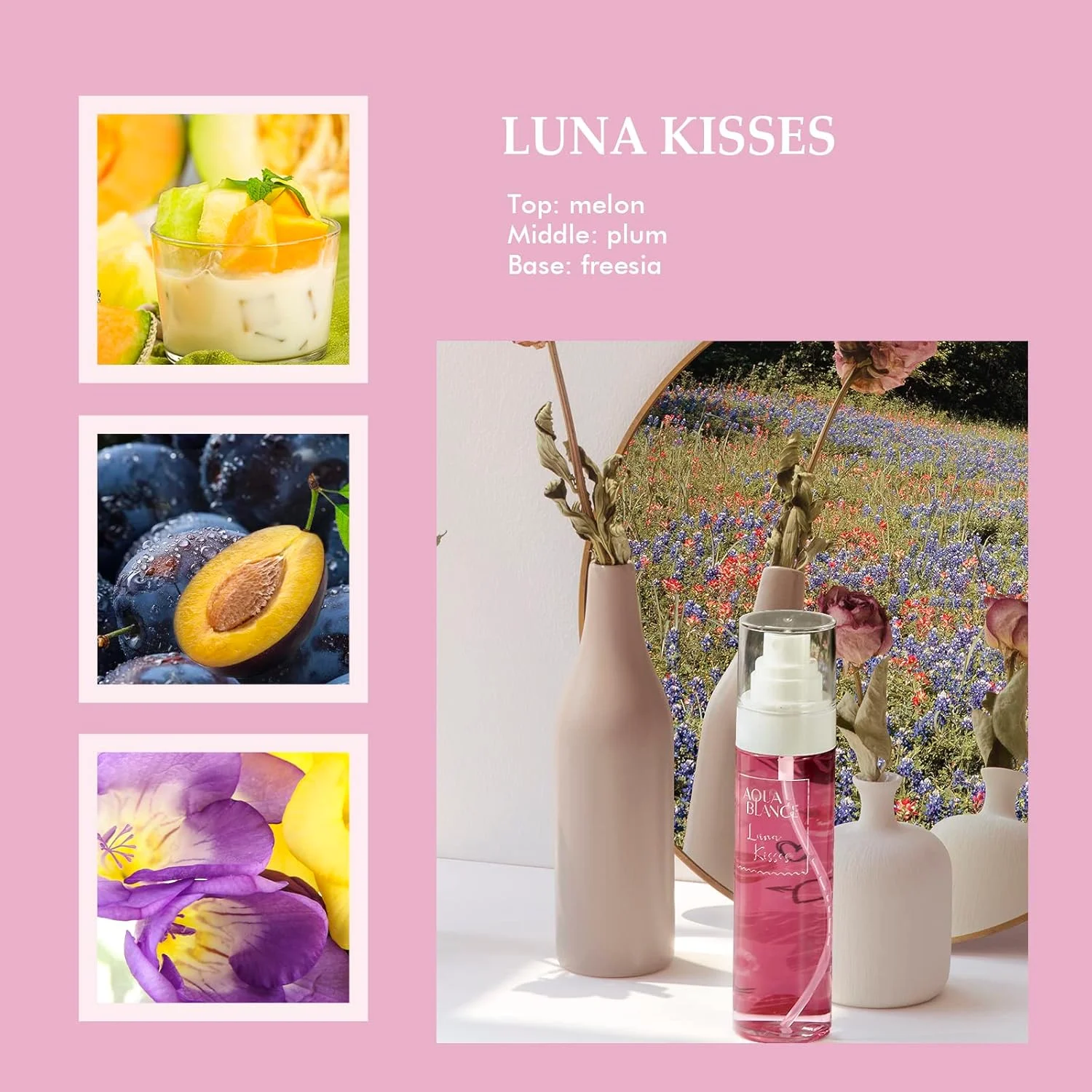 مجموعه هدیه اسپری بدن زنانه، عطر مه آلود، اسپری بدن برای زنان، بسته 3 عددی، هر کدام 100 میلی لیتر، مجموعا 300 میلی لیتر، رویاها