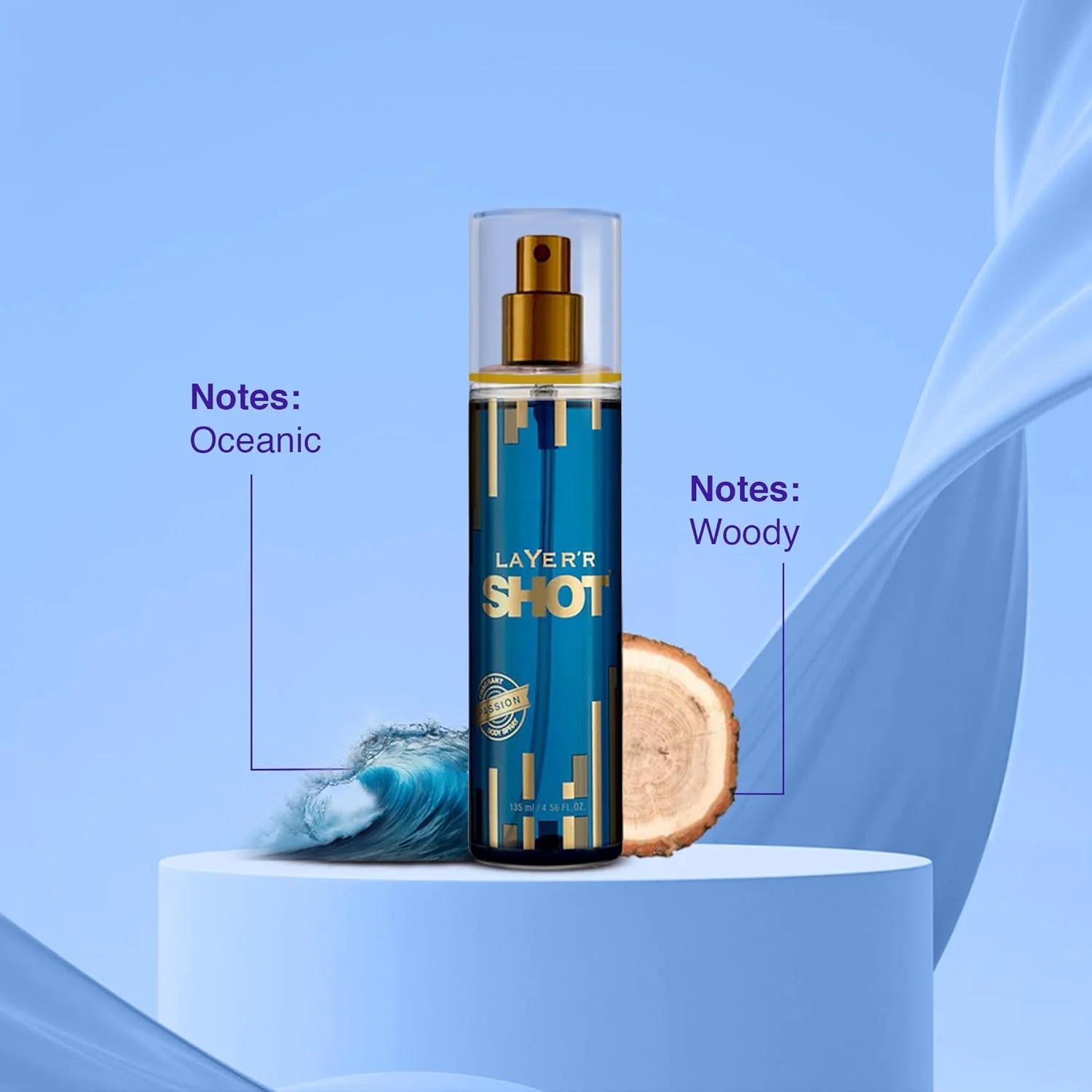 اسپری بدن مردانه لایر شات گلد پشن ۱۳۵ میلی لیتر اسپری بدن مردانه لایر شات گلد پشن ۱۳۵ میلی لیتر