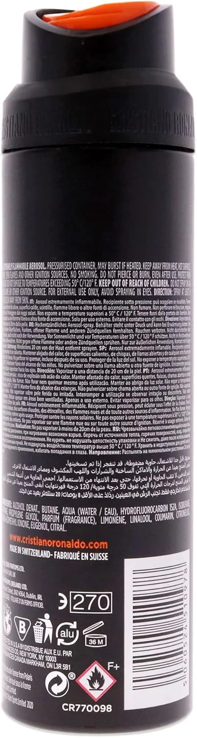 اسپری بدن مردانه CR7 کریستیانو رونالدو گیم آن 200 میل اسپری بدن مردانه CR7 کریستیانو رونالدو گیم آن 200 میل