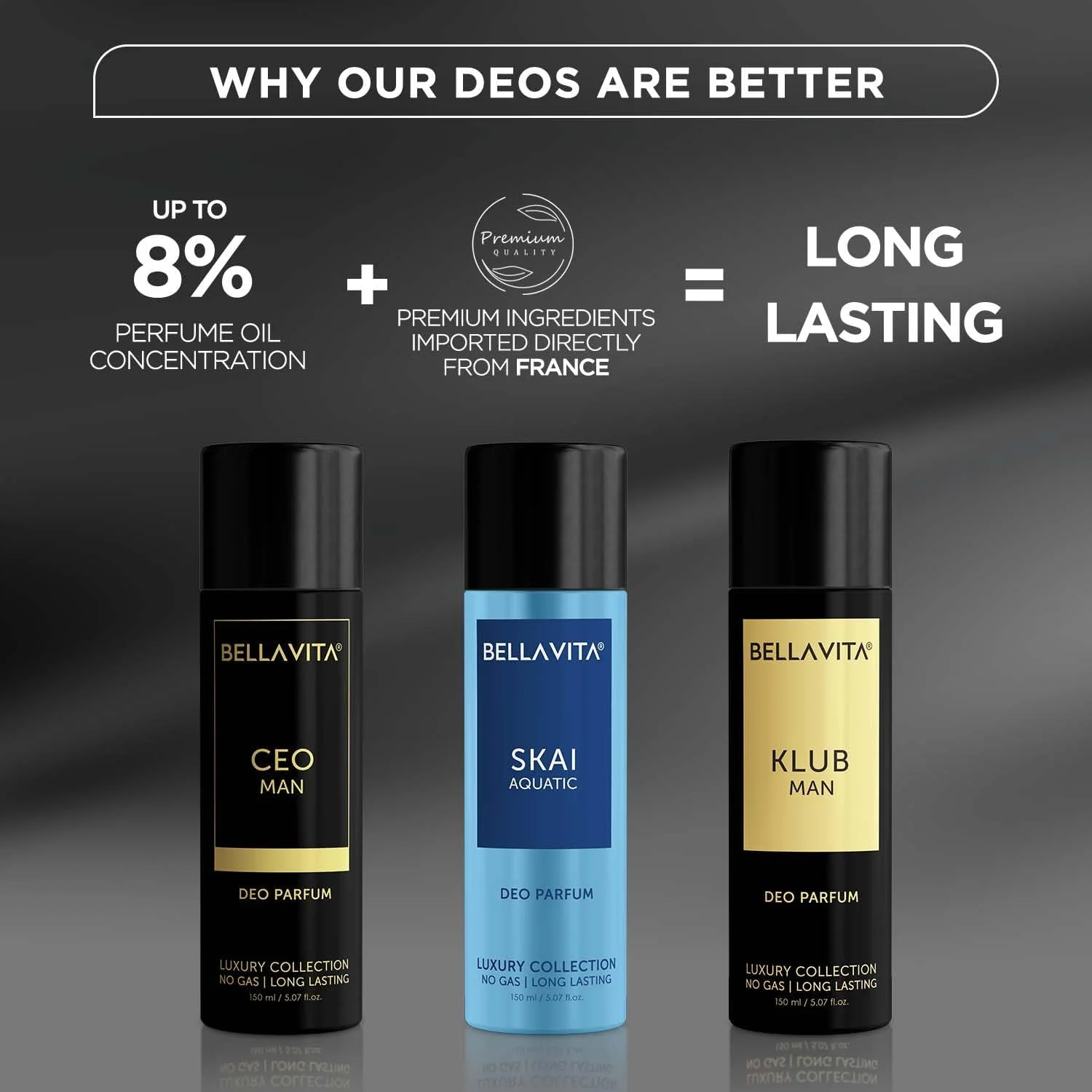 ست هدیه عطر بدن مردانه بلا ویتا لاکچری ارگانیک، بسته 3 عددی 150 میلی لیتری، بدون گاز با رایحه ممتاز ماندگار با بیش از 1000 اسپری ست هدیه عطر بدن مردانه بلا ویتا لاکچری ارگانیک، بسته 3 عددی 150 میلی لیتری، بدون گاز با رایحه ممتاز ماندگار با بیش از 1000 اسپری