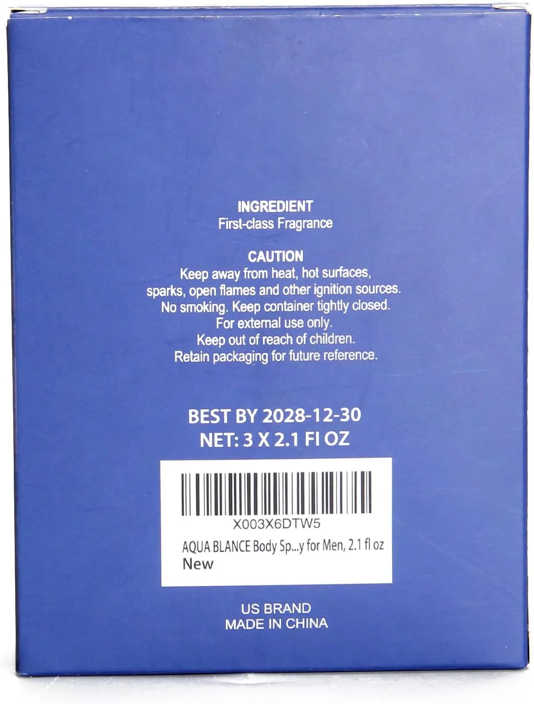 اسپری بدن مردانه، 60 میلی لیتر، مجموعه 3 عددی سایز مسافرتی