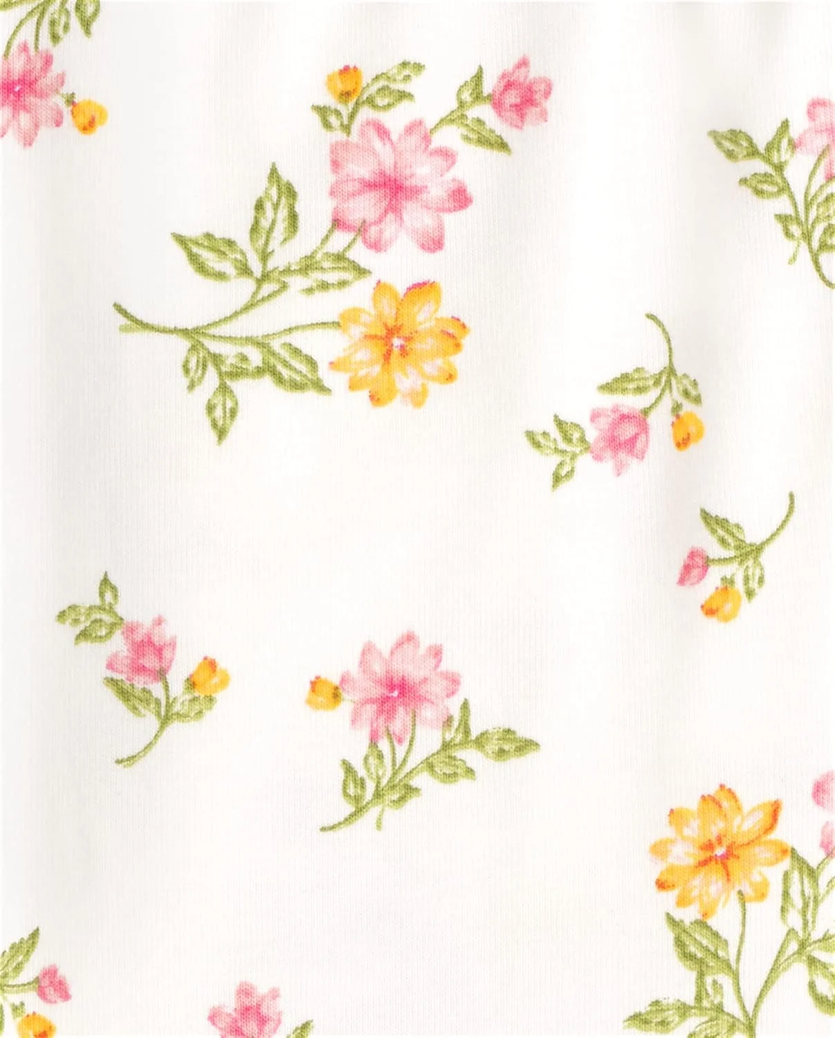 The Children's Place شلوار راحتی دخترانه بچه گانه طرح گل زرد (بسته 2 عددی)