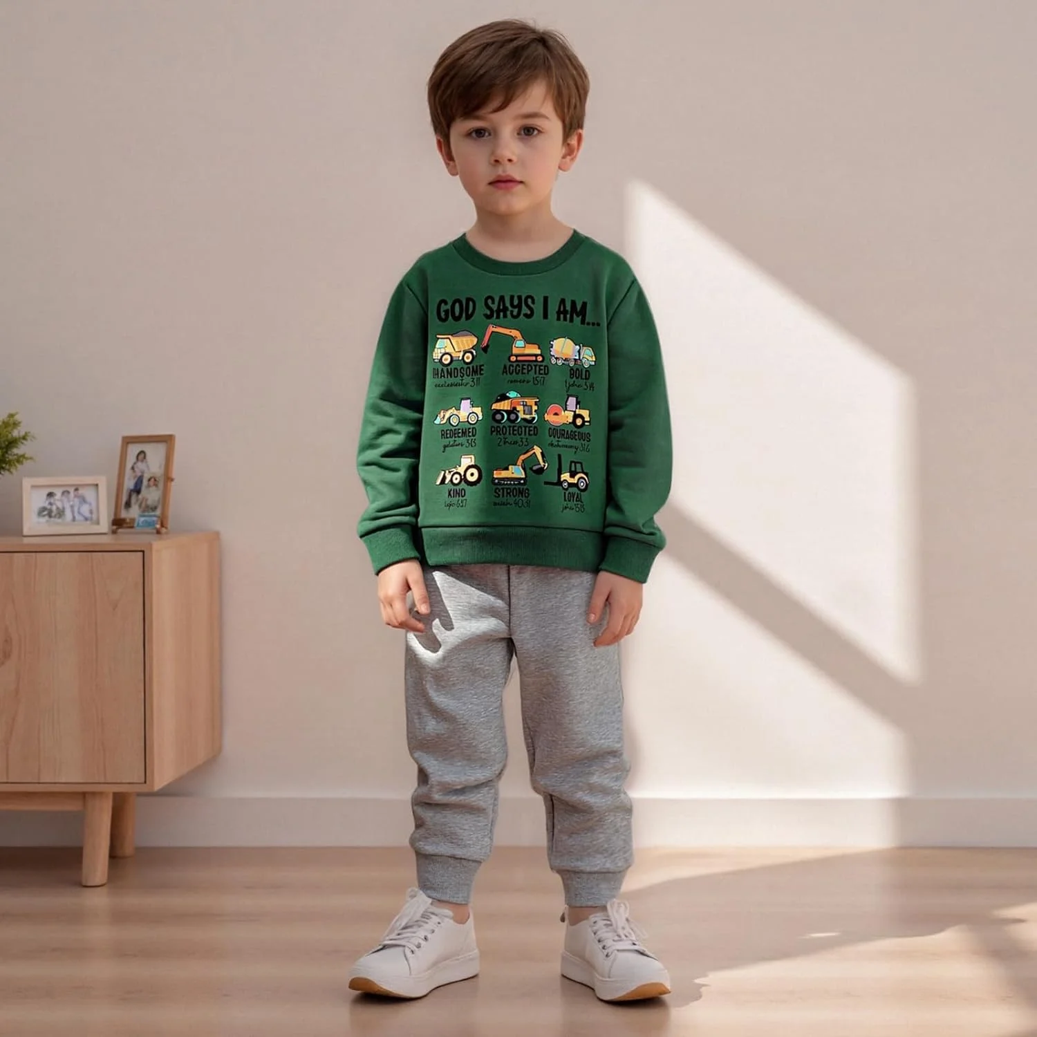 لباس های پاییزی نوزادی Hekkomird، ست لباس های بچه گانه با طرح حروف چاپی، بلوز آستین بلند و شلوار کشی، مناسب نوزادان در زمستان