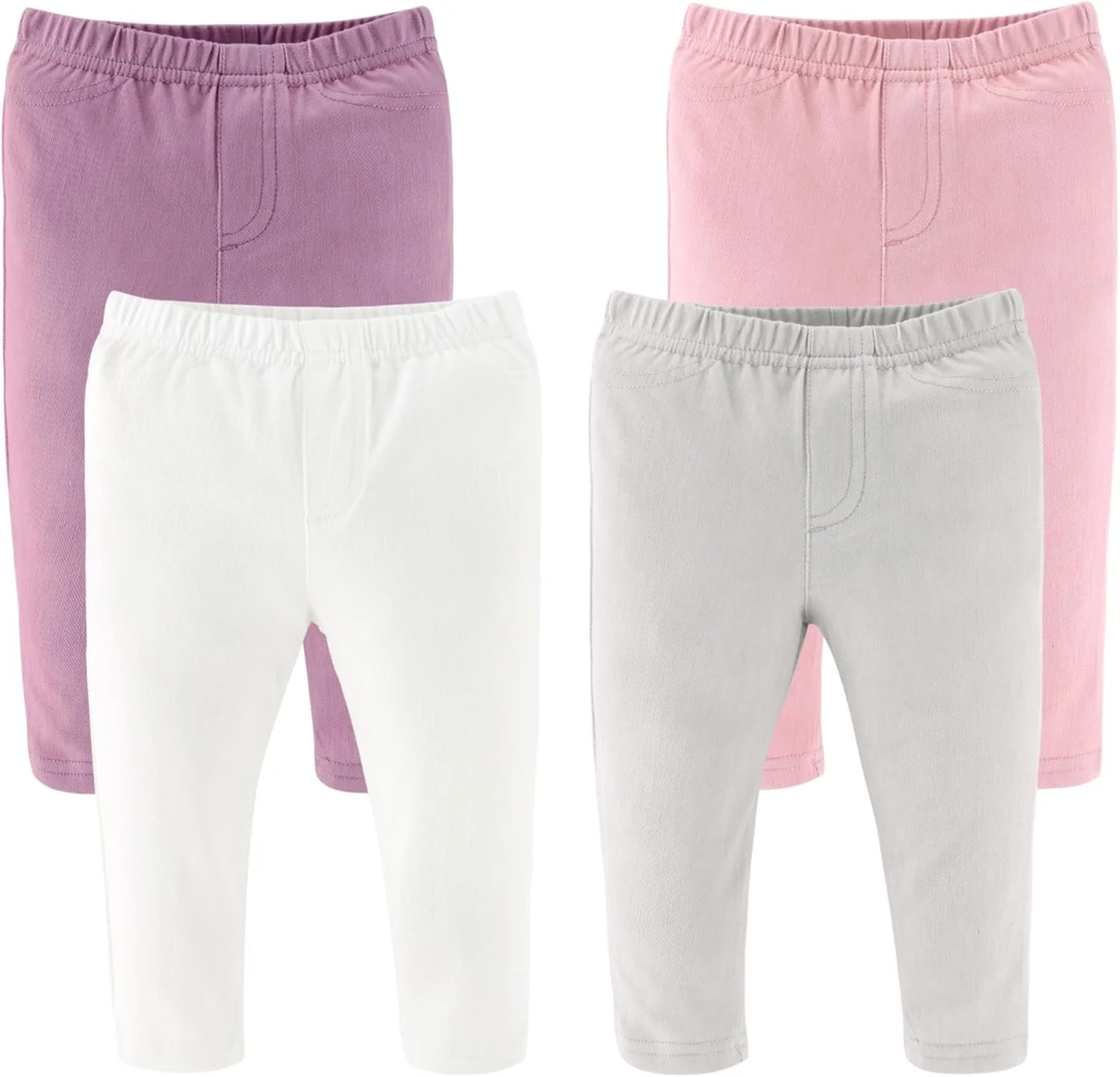 شلوار دخترانه کودکانه Peanutshell، جین نرم و کشسان، شلوار جین نوزادی دخترانه، لگینگ، لباس کودک، از نوزادی تا 24 ماهگی