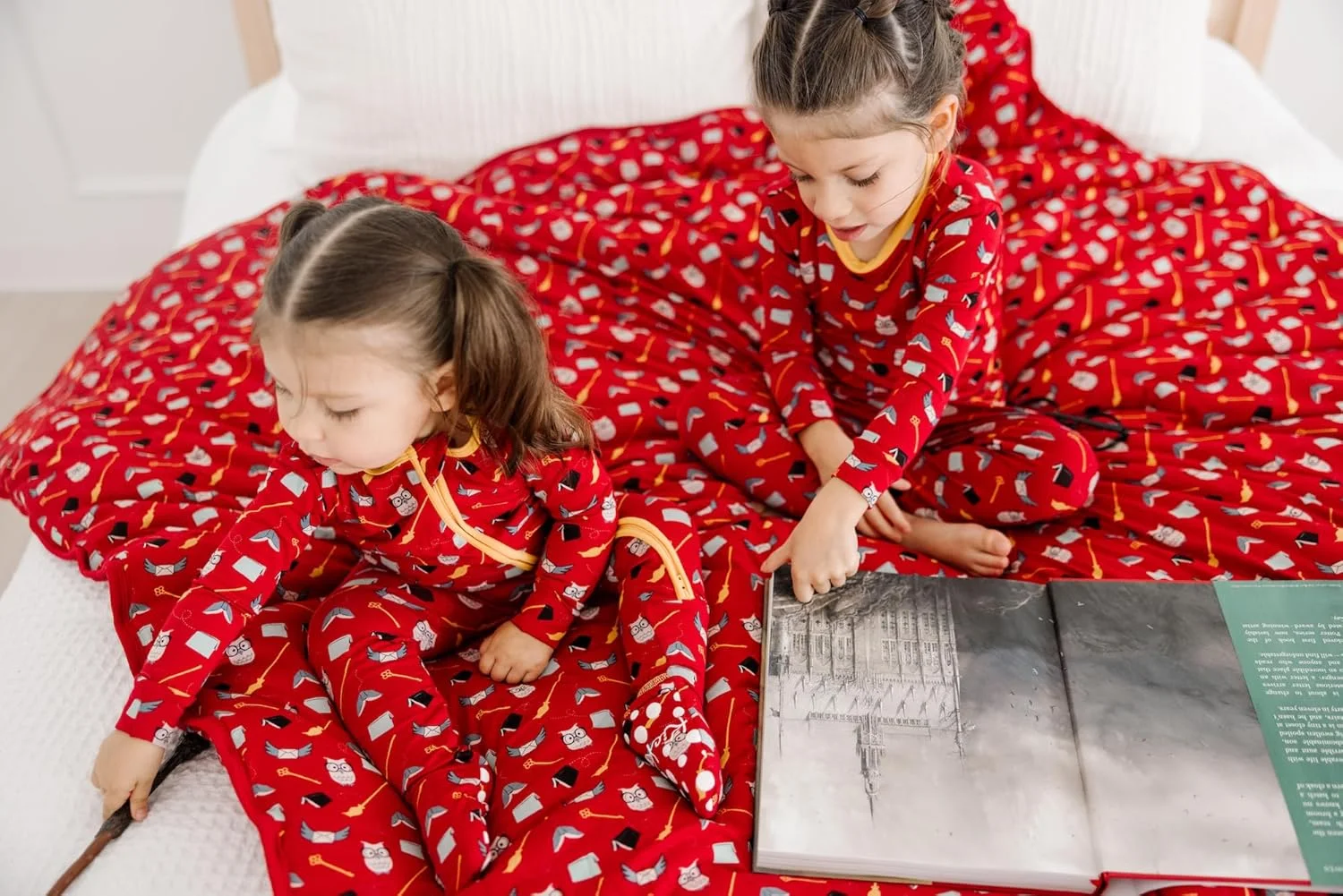 ست لباس خواب آستین بلند طرح دار کیکی، طرح های تعطیلات، لباس خواب تنگ کودکان، لباس خواب ست خانوادگی برای زمستان