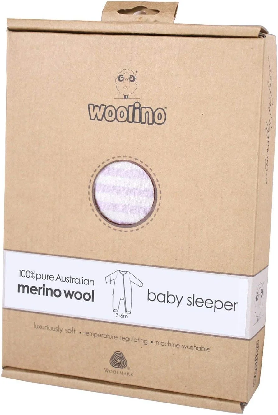 لباس خواب پادار پشمی Woolino، لباس خواب پشمی مرینوس، 0-9 ماه لباس خواب پادار پشمی Woolino، لباس خواب پشمی مرینوس، 0-9 ماه