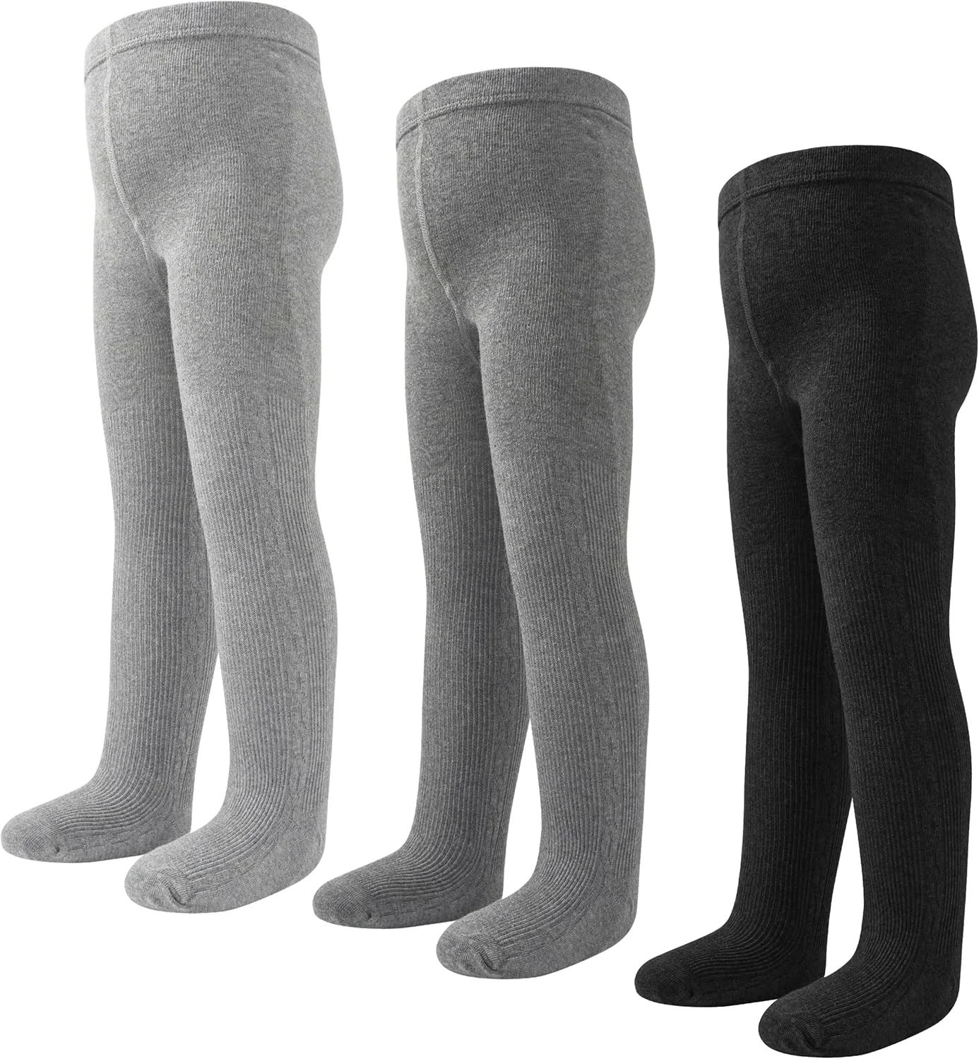 جوراب شلواری ضخیم LOLANTA برای کودکان، جوراب شلواری بافت کابلی ضد لغزش برای دختران، ساق مدرسه ای با پا، 1 تا 10 سال