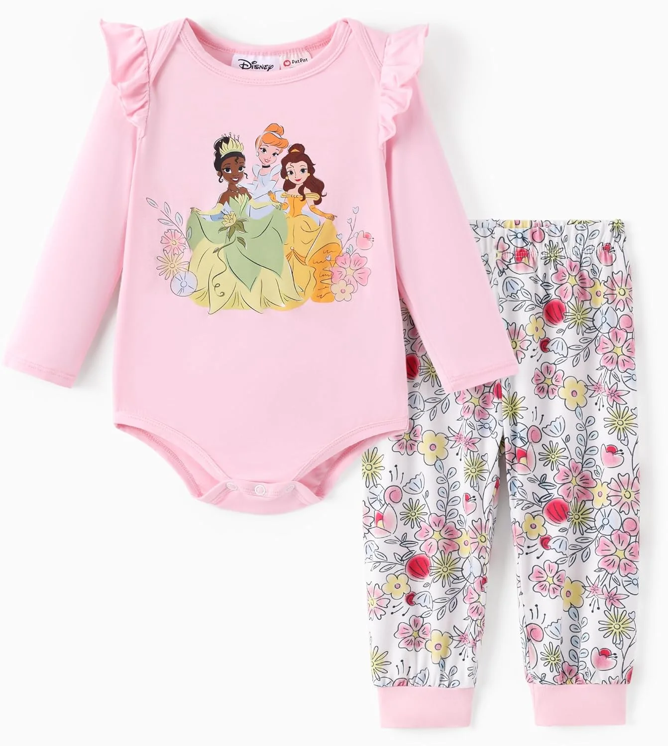 ست لباس نوزادی دیزنی وینی پو، یودا و مینی موس، پنبه ارگانیک آستین بلند مناسب پاییز، 0 تا 18 ماه