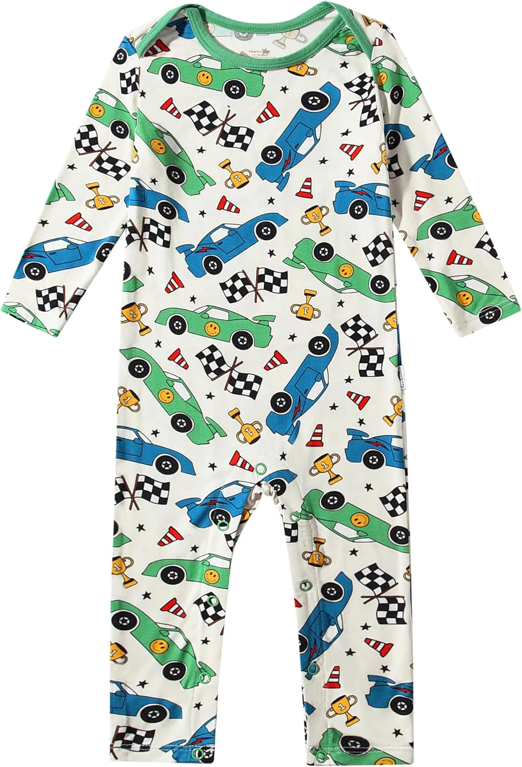 رامپر آستین بلند نوزادی دخترانه پسرانه، لباس خواب ویسکوز بامبو نرم و راحت