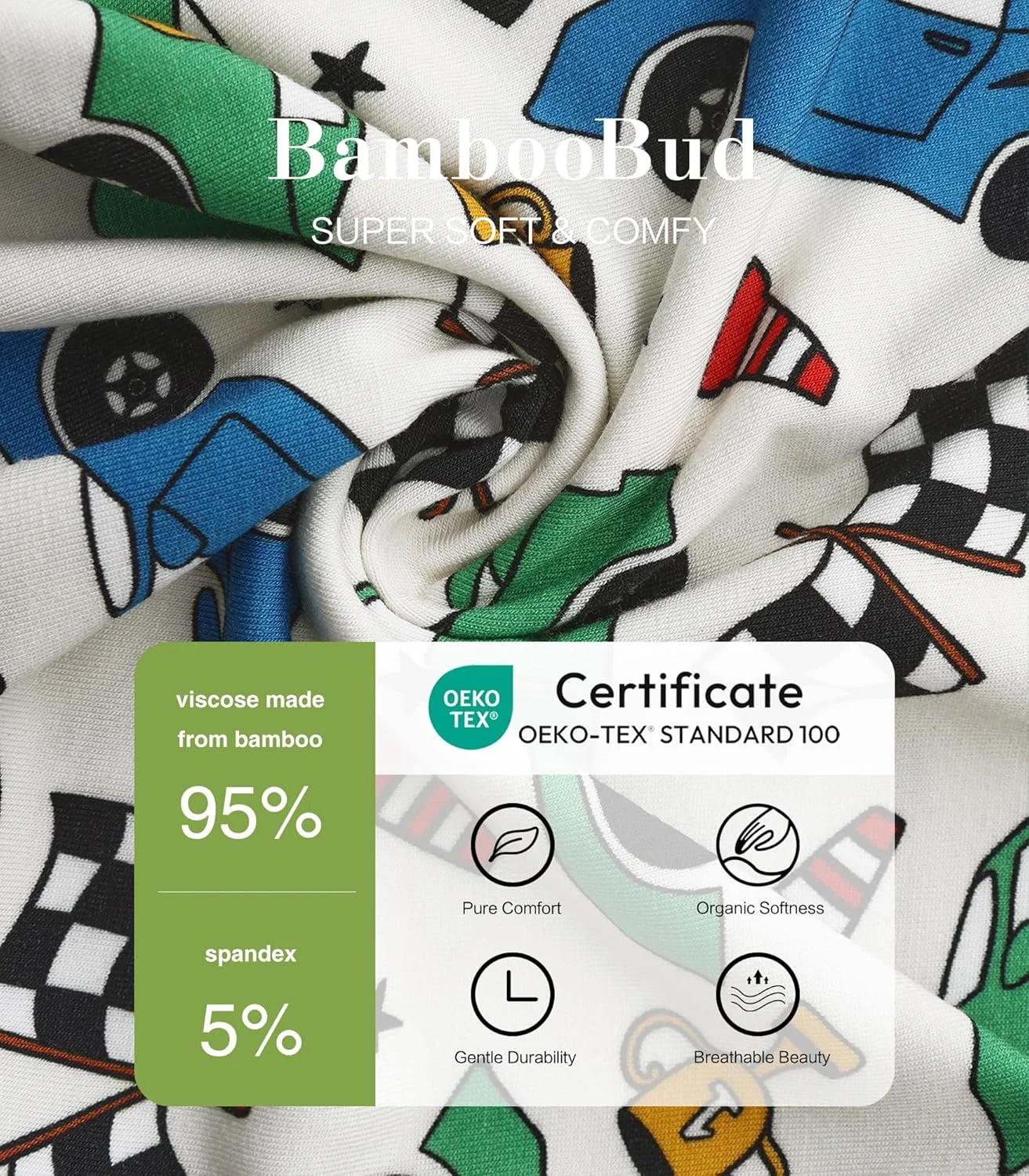 رامپر آستین بلند نوزادی دخترانه پسرانه، لباس خواب ویسکوز بامبو نرم و راحت