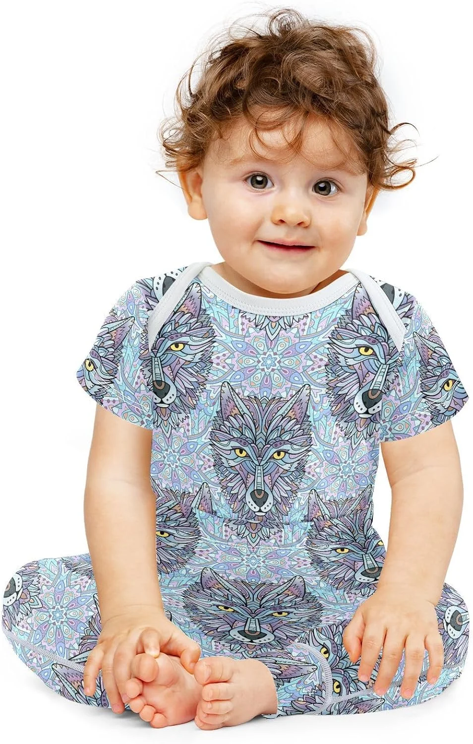 ست لباس نوزادی شامل بادی و شلوار مناسب نوزادان 0 تا 24 ماهه برای پسران و دختران