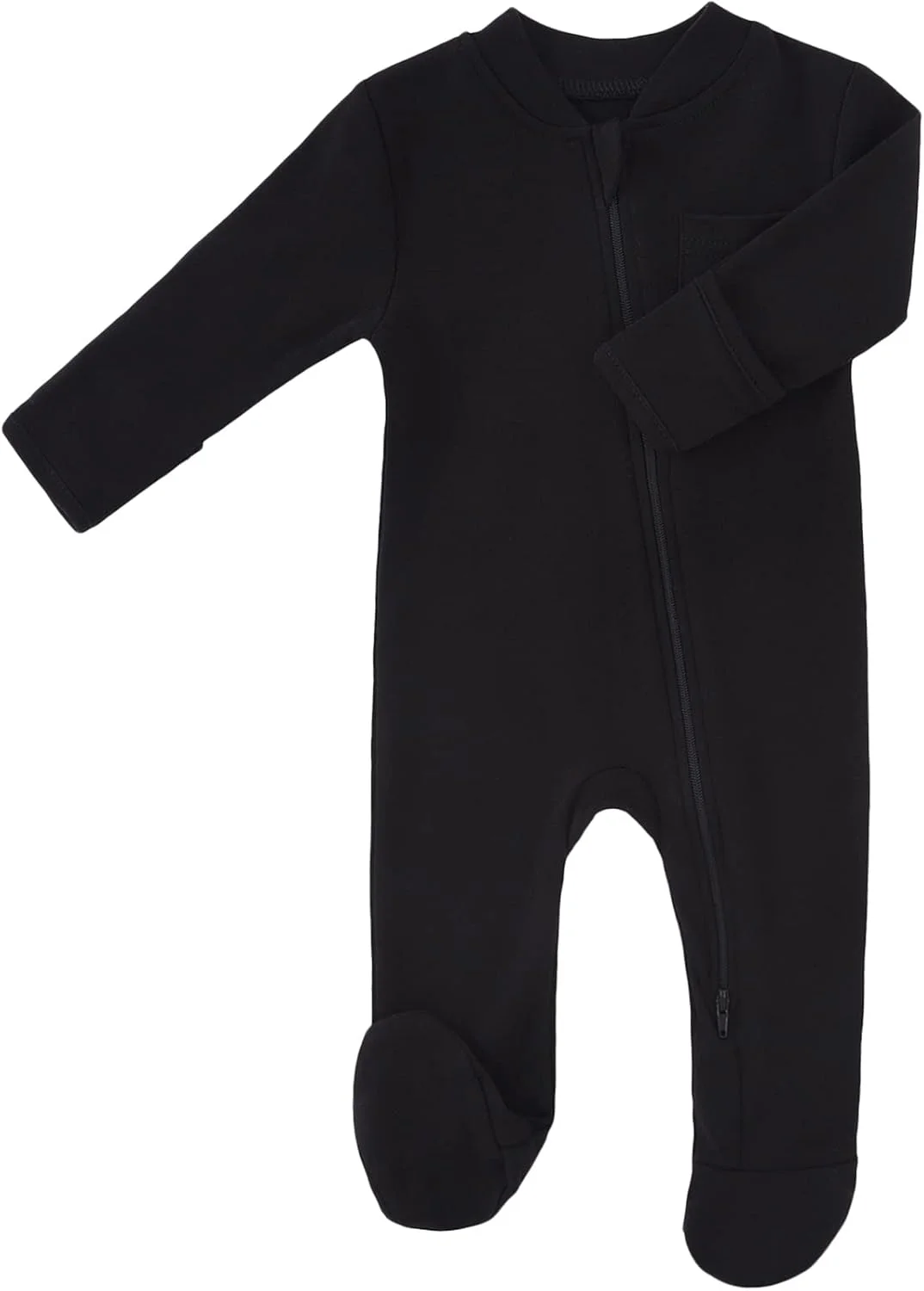 لباس خواب و بازی نوزادی دو زیپه دخترانه پسرانه 100% پنبه ای جوراب دار با سرآستین دستکش دار 0-12 ماه