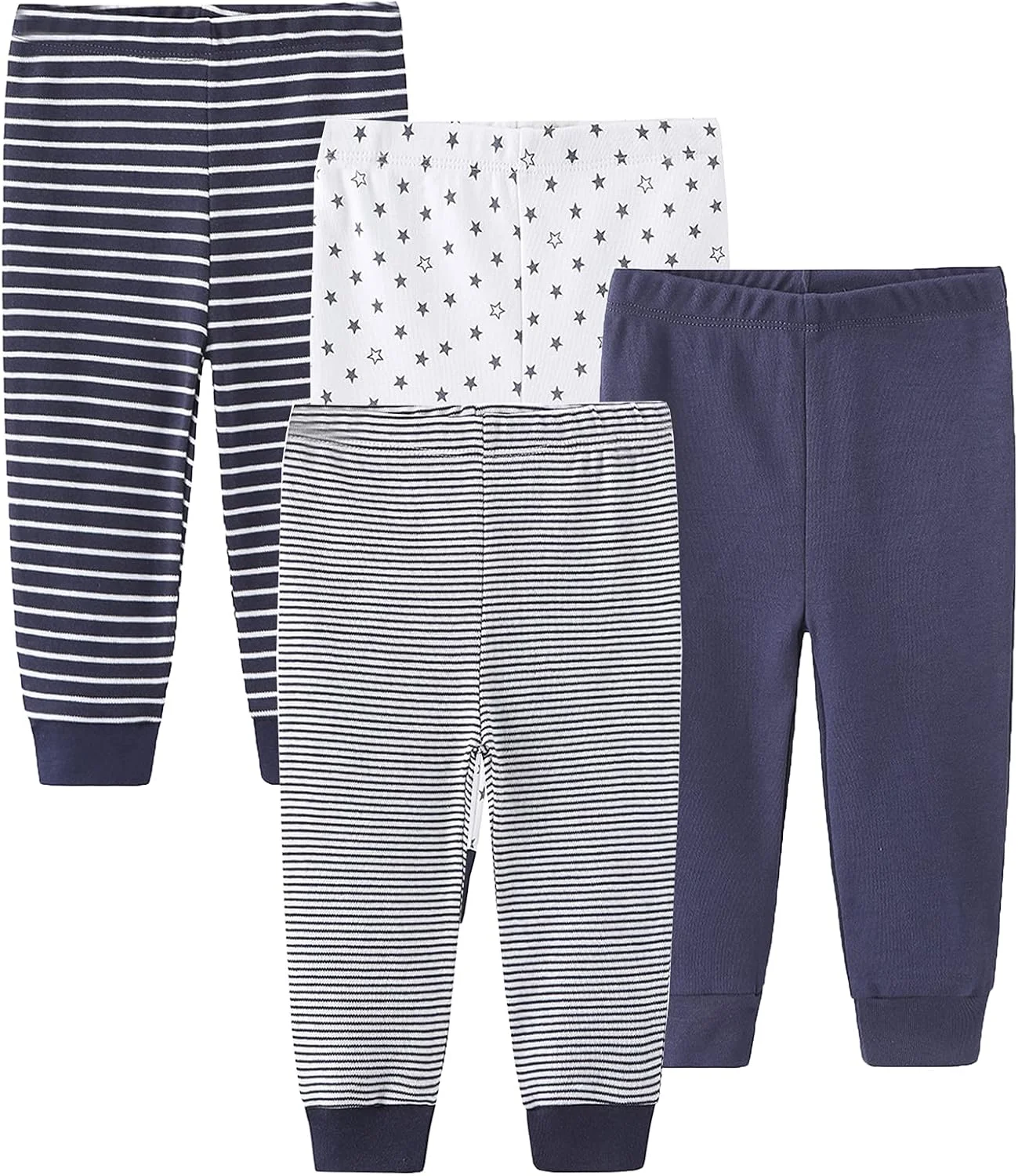 ست هدیه لباس نوزادی شامل بادی، شلوار برای نوزاد دختر و پسر، 24 تکه، 100% پنبه، لوازم ضروری و جانبی