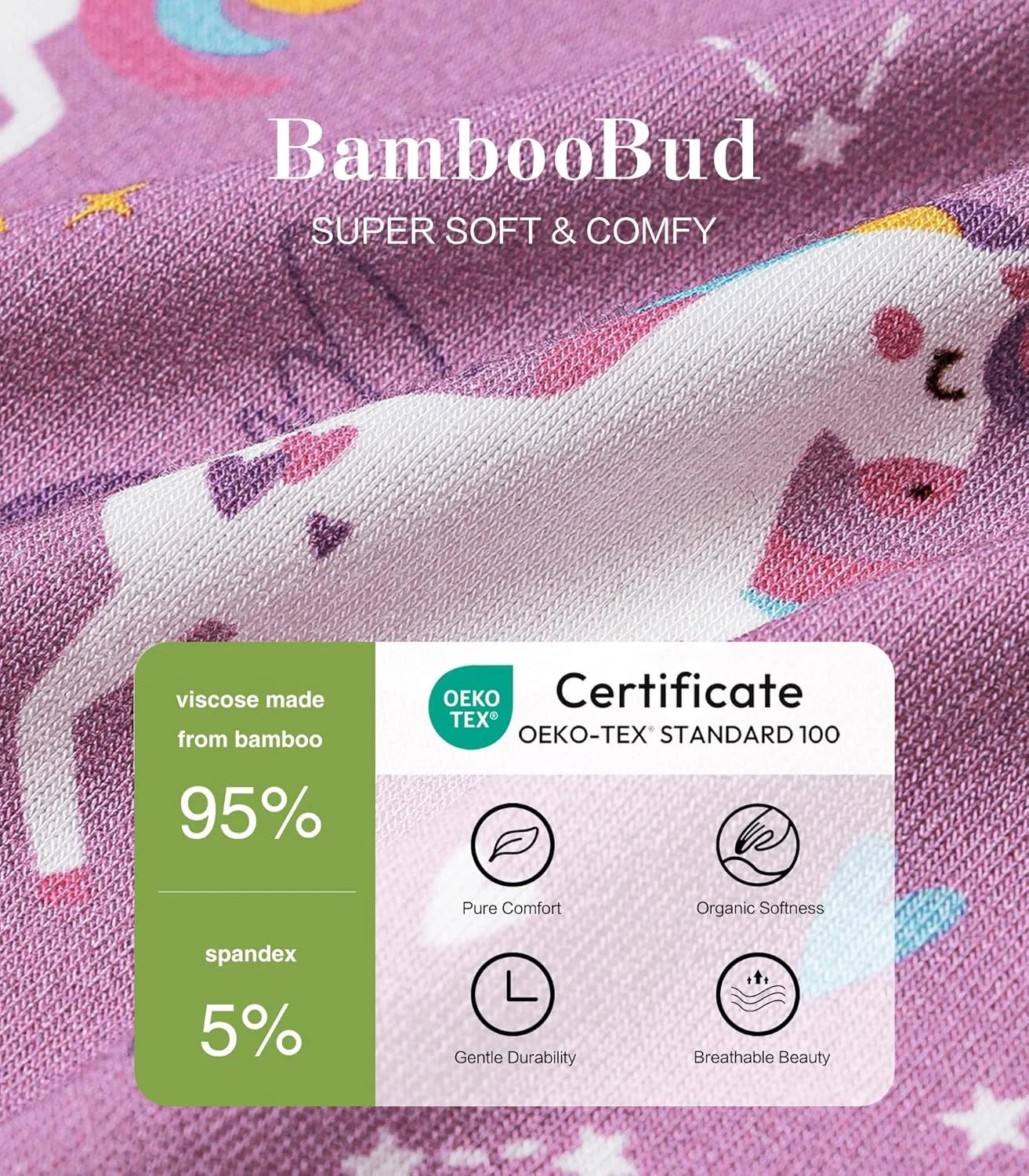 ست لباس نوزاد دخترانه، بلوز کیمونویی آستین بلند و شلوار، تهیه شده از ویسکوز بامبو