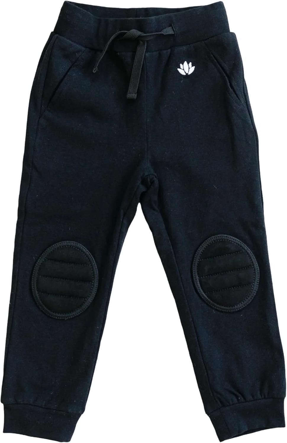 شلوار نخی بچه گانه با محافظ زانو، شلوار نرم کودک نوپا برای پسران و دختران، شلوار بچه گانه پسرانه و شلوار بچه گانه دخترانه سایز 2T-4T