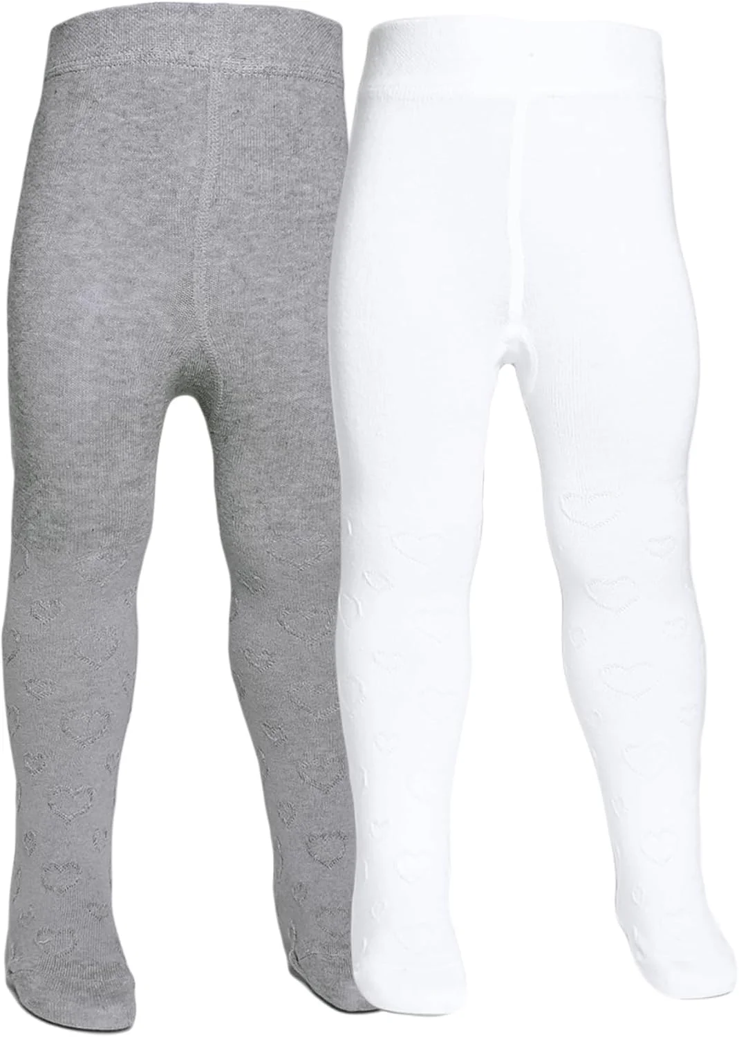 جوراب شلواری ضخیم نوزادی دخترانه بافتنی یکپارچه THE LITTLE LOOKERS، جوراب ساق بلند پنبه ای ضخیم و یکدست، شلوار جورابی برای نوزادان