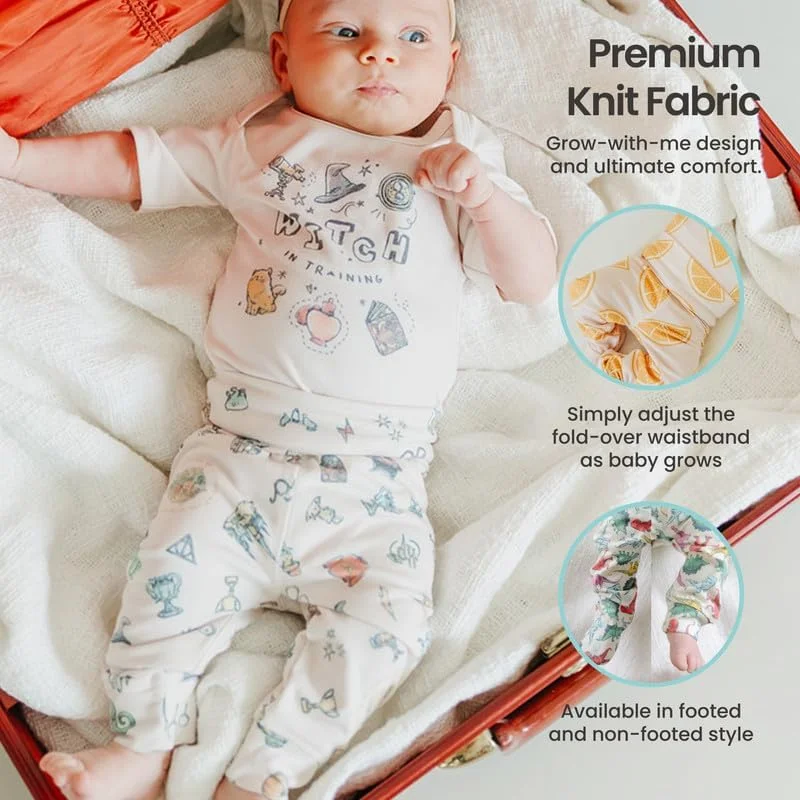 شلوار جورابدار کودک Copper Pearl: فوق العاده نرم و دوست داشتنی - شلوار نوزادی راحت و شیک، لباس کودک پسرانه، لباس کودک دخترانه و لباس کودک خنثی، کلمانتین، نوزاد