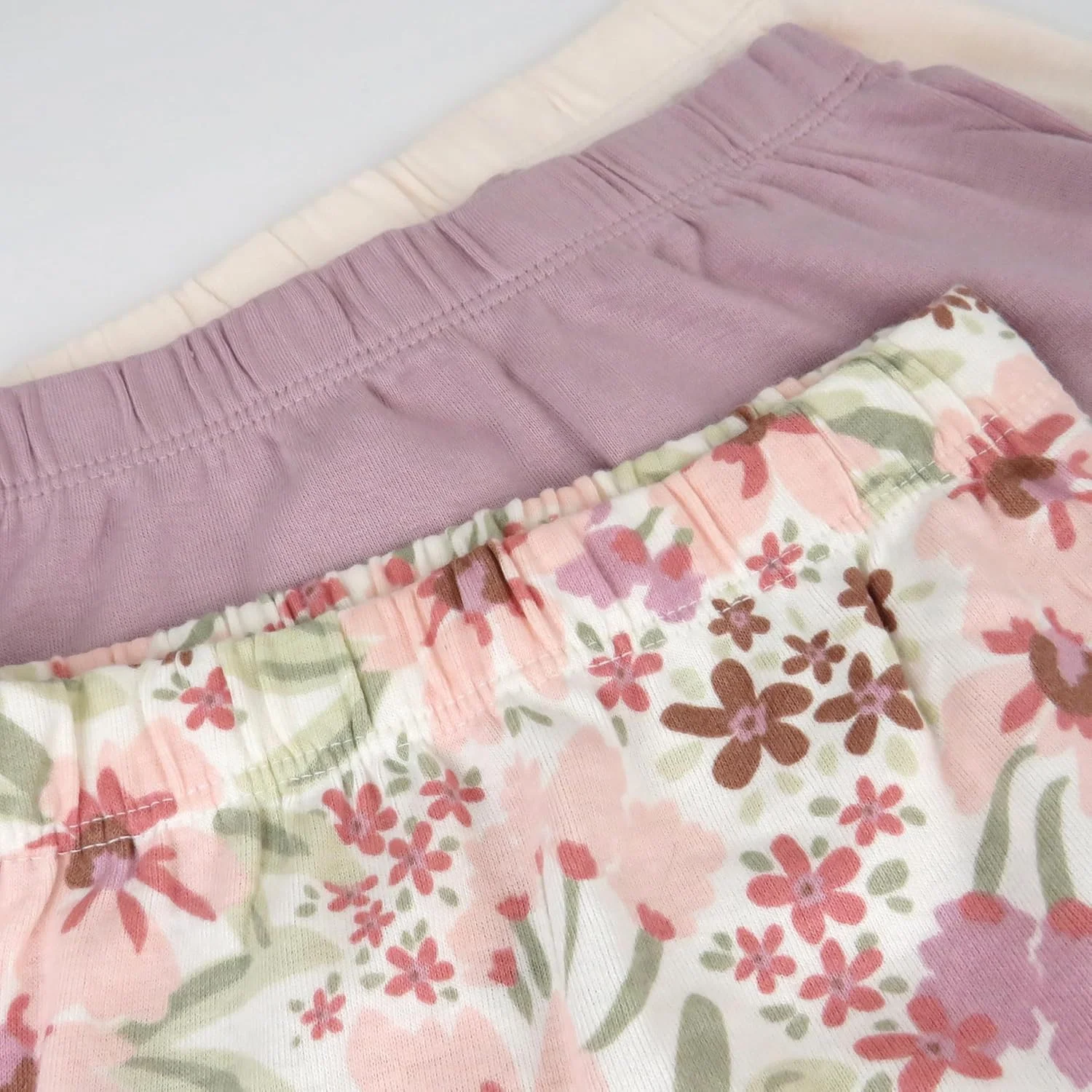 شلوار جوراب دار سه عددی نوزاد یونی‌سکس HonestBaby، تن خور راحت، پایین کشی، 100% پنبه ارگانیک برای نوزادان پسر، دختر، شلوار یونی‌سکس (بسته 3 عددی)