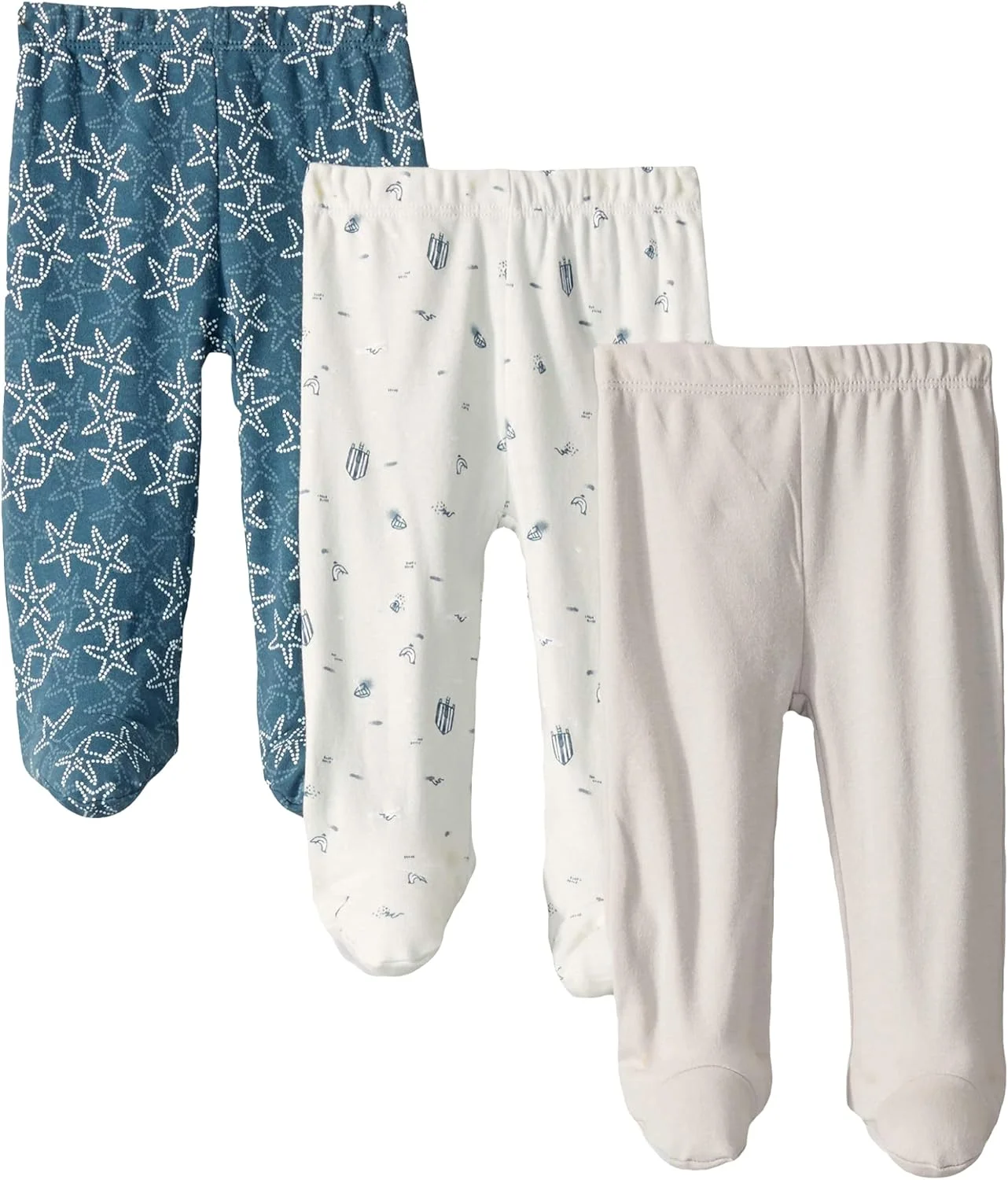 شلوار نخی پا دار پسرانه Spasilk، بسته 3 عددی