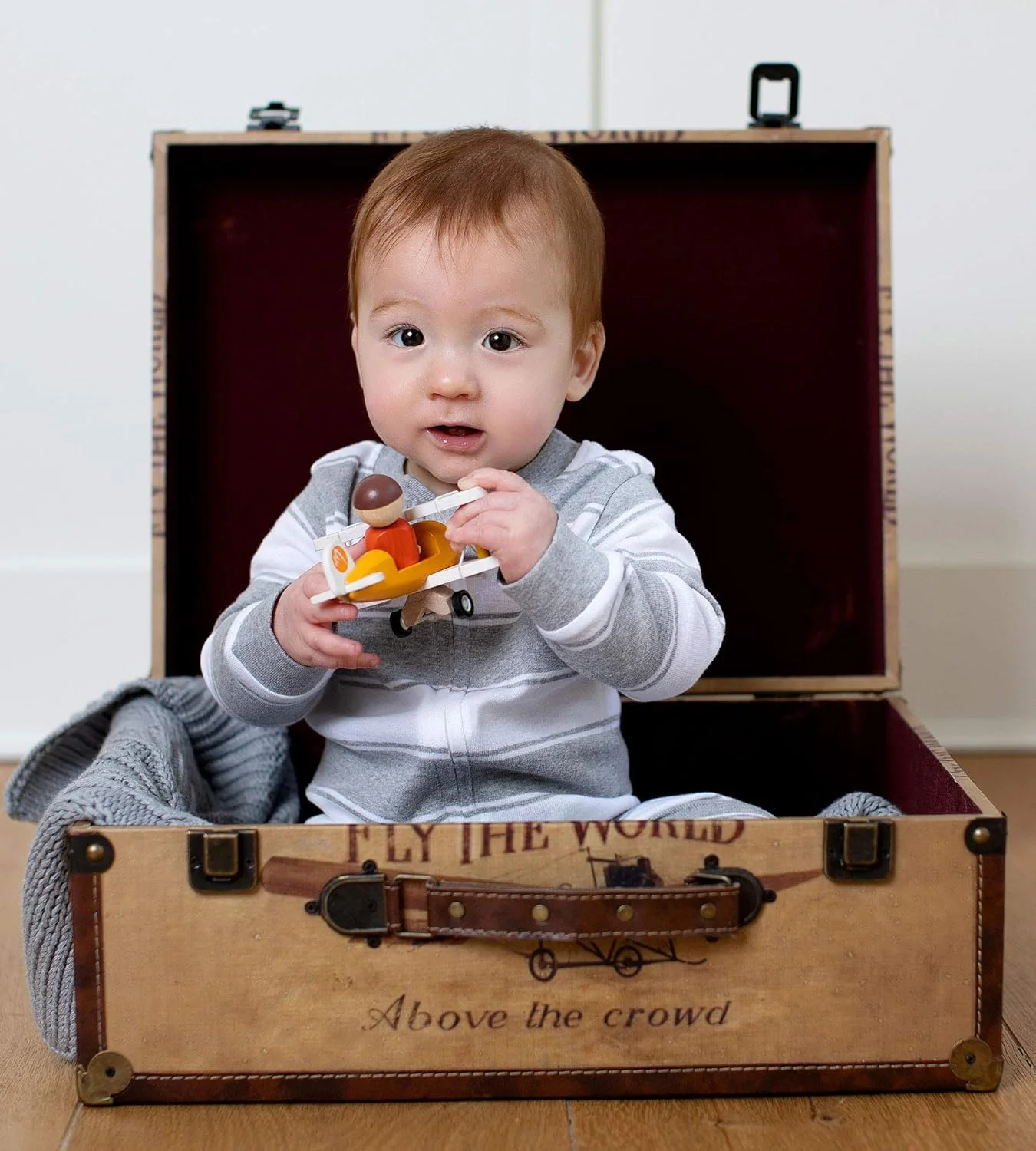 لباس خواب و بازی نوزاد پسرانه Burt's Bees Baby، رامپر یکسره پنبه ارگانیک زیپ دار