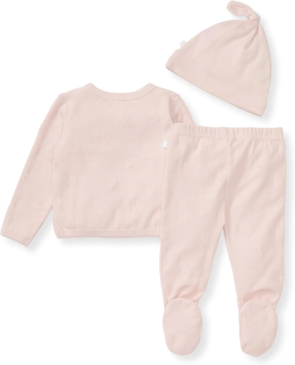 ست سه تکه نوزادی برتز بیز شامل بلوز، شلوار و کلاه، 100% پنبه ارگانیک