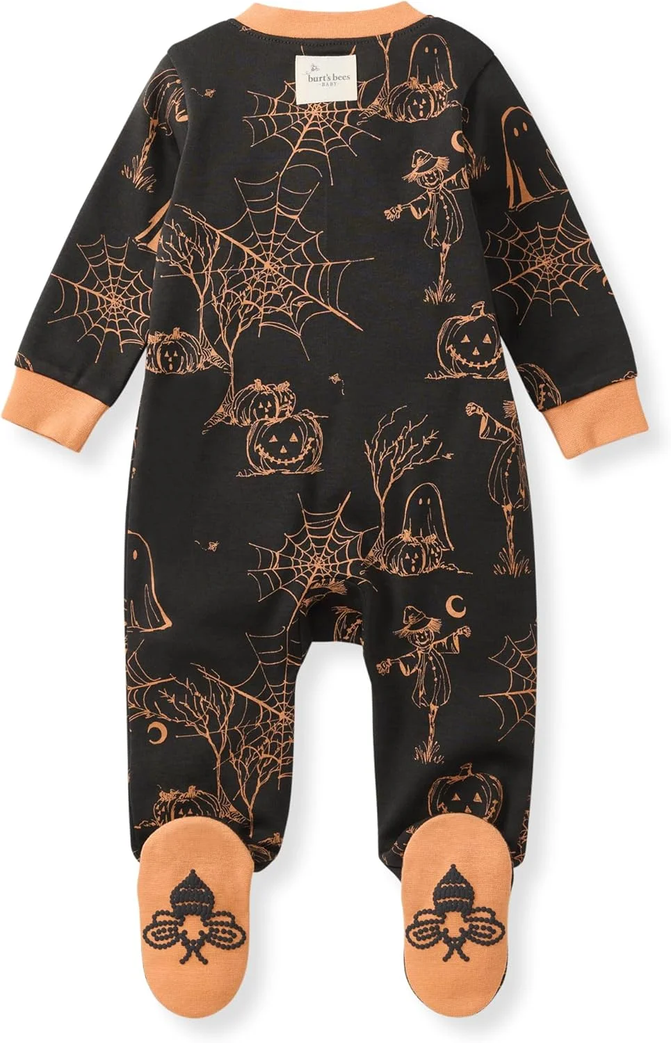 لباس خواب و بازی نوزادی پسرانه Burt's Bees Baby، لباس یکسره زیپ‌دار جلو، رامپر، جامپسوت، پیژامه، لباس خواب نوزاد و کودک، 100% پنبه ارگانیک