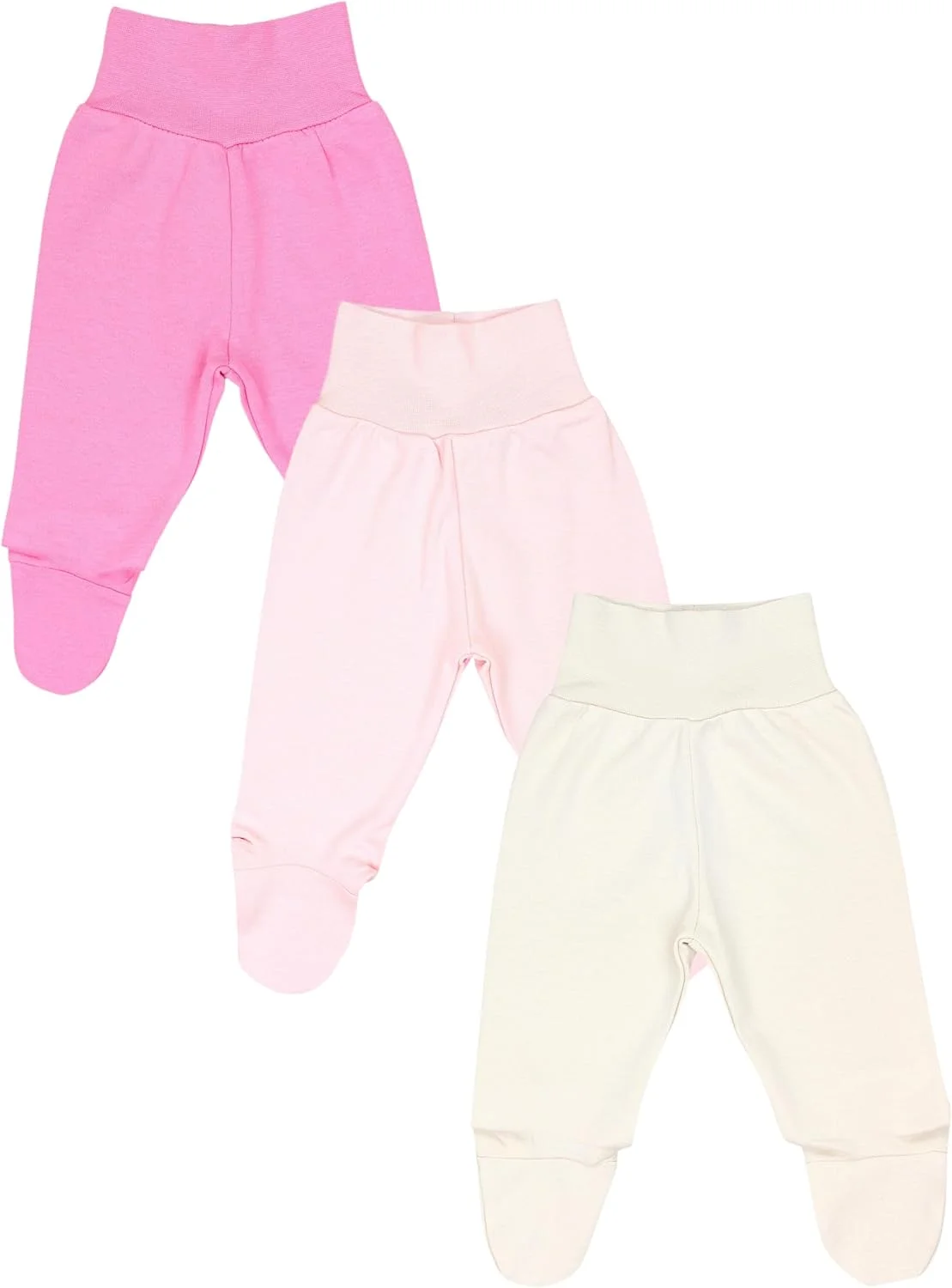 TupTam شلوار دخترانه نوزاد با جوراب، 3 عددی