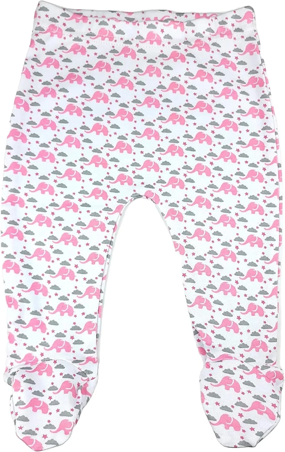 شلوار/لگینگ نوزادی پنبه‌ای ۱۰۰٪ طرح خرس ۱۲۳، مناسب پسران و دختران