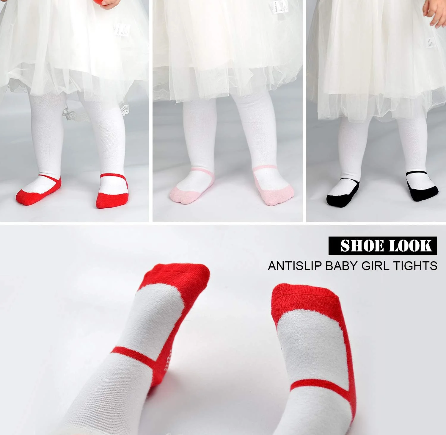 جوراب دخترانه نوزاد EPEIUS بدون درز جوراب دخترانه نوزاد EPEIUS بدون درز