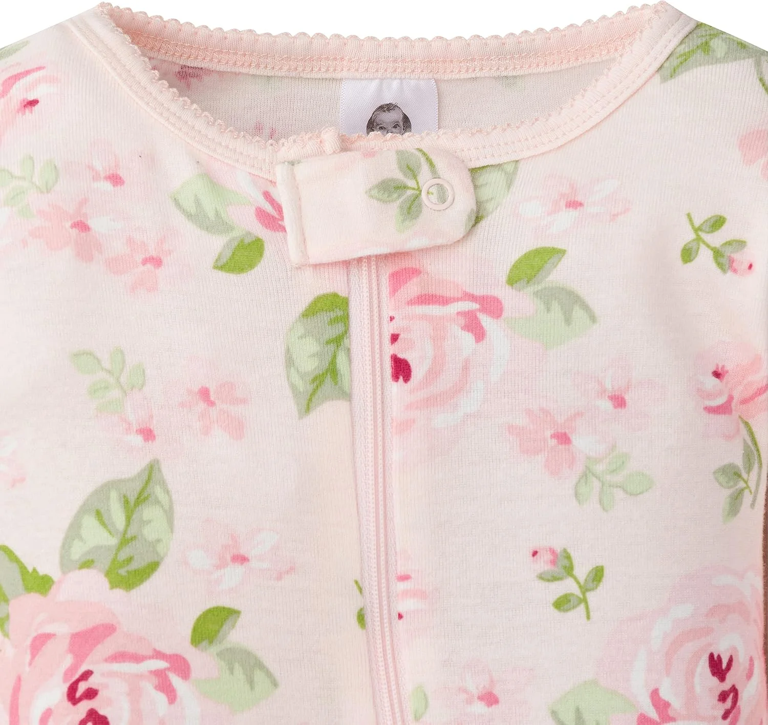 لباس خواب جوراب دار دو عددی دخترانه Gerber، مناسب نوزاد و کودک نوپا