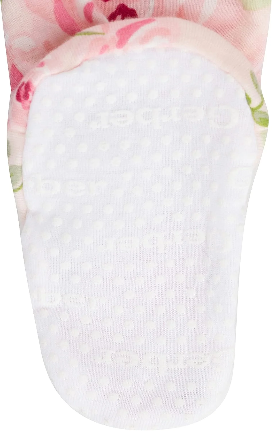 لباس خواب جوراب دار دو عددی دخترانه Gerber، مناسب نوزاد و کودک نوپا