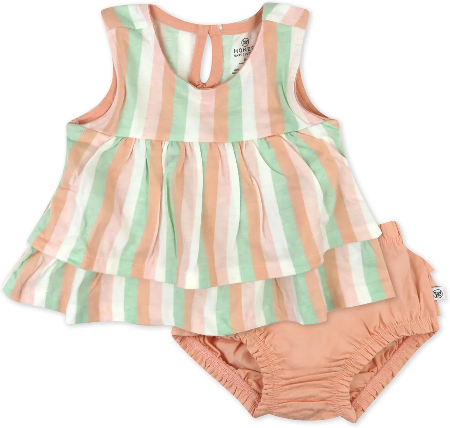 ست رامپر و پیراهن آستین کوتاه چندتایی کودک یونیسکس HonestBaby، پنبه ۱۰۰٪ ارگانیک برای نوزاد و کودک نوپا، ست تیشرت کودک یونیسکس (بسته ۲ عددی) ست رامپر و پیراهن آستین کوتاه چندتایی کودک یونیسکس HonestBaby، پنبه ۱۰۰٪ ارگانیک برای نوزاد و کودک نوپا، ست تیشرت کودک یونیسکس (بسته ۲ عددی)