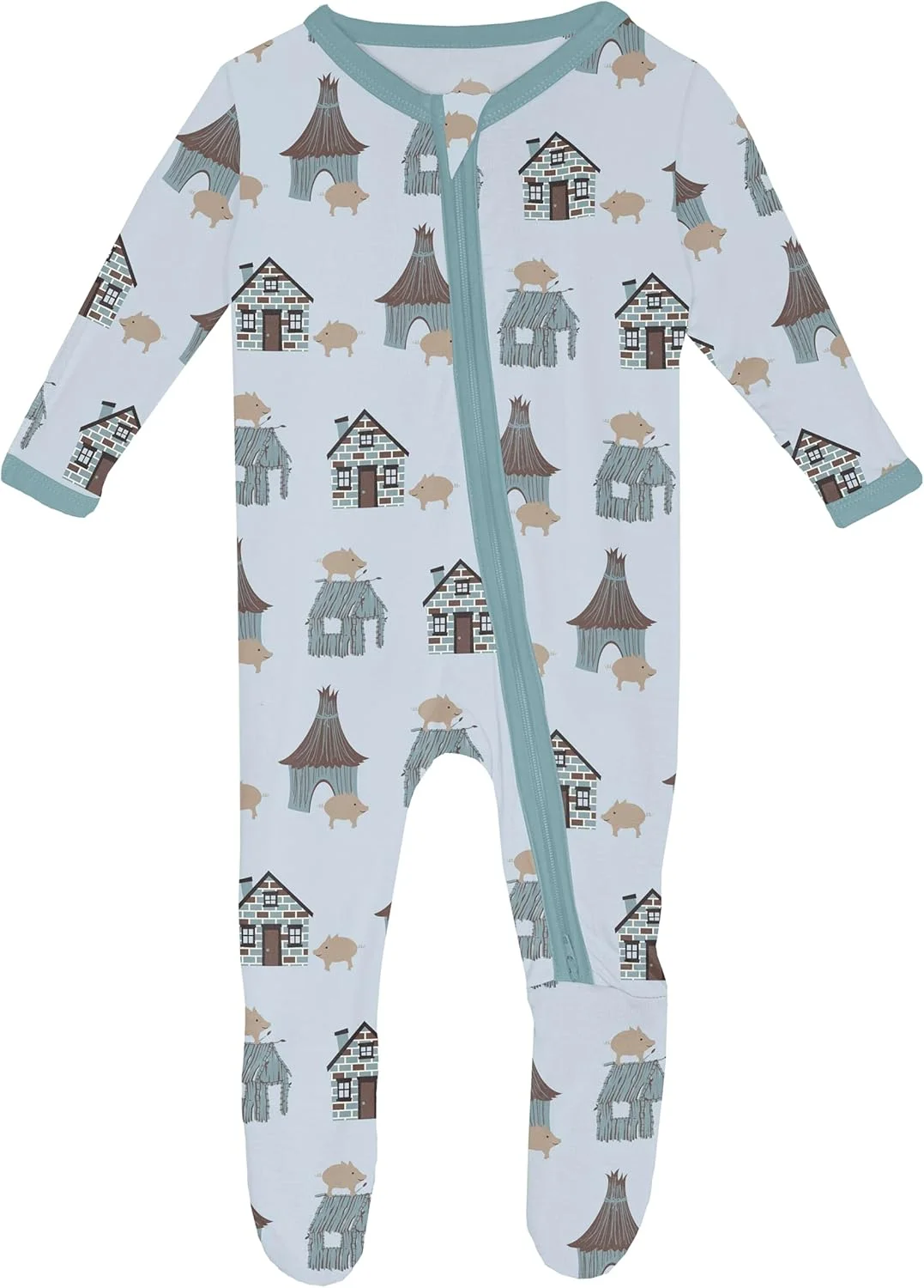 لباس خواب یکسره زیپ‌دار کودکانه جشن هالووین کیکی، لباس‌های نرم پسرانه و دخترانه