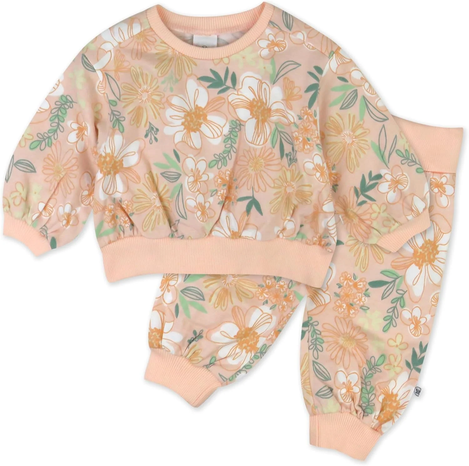 ست هودی، شلوار جاگر و سویشرت نوزادی HonestBaby، پنبه ارگانیک، مناسب نوزاد، نوپا، پسر، دختر، یونیسکس