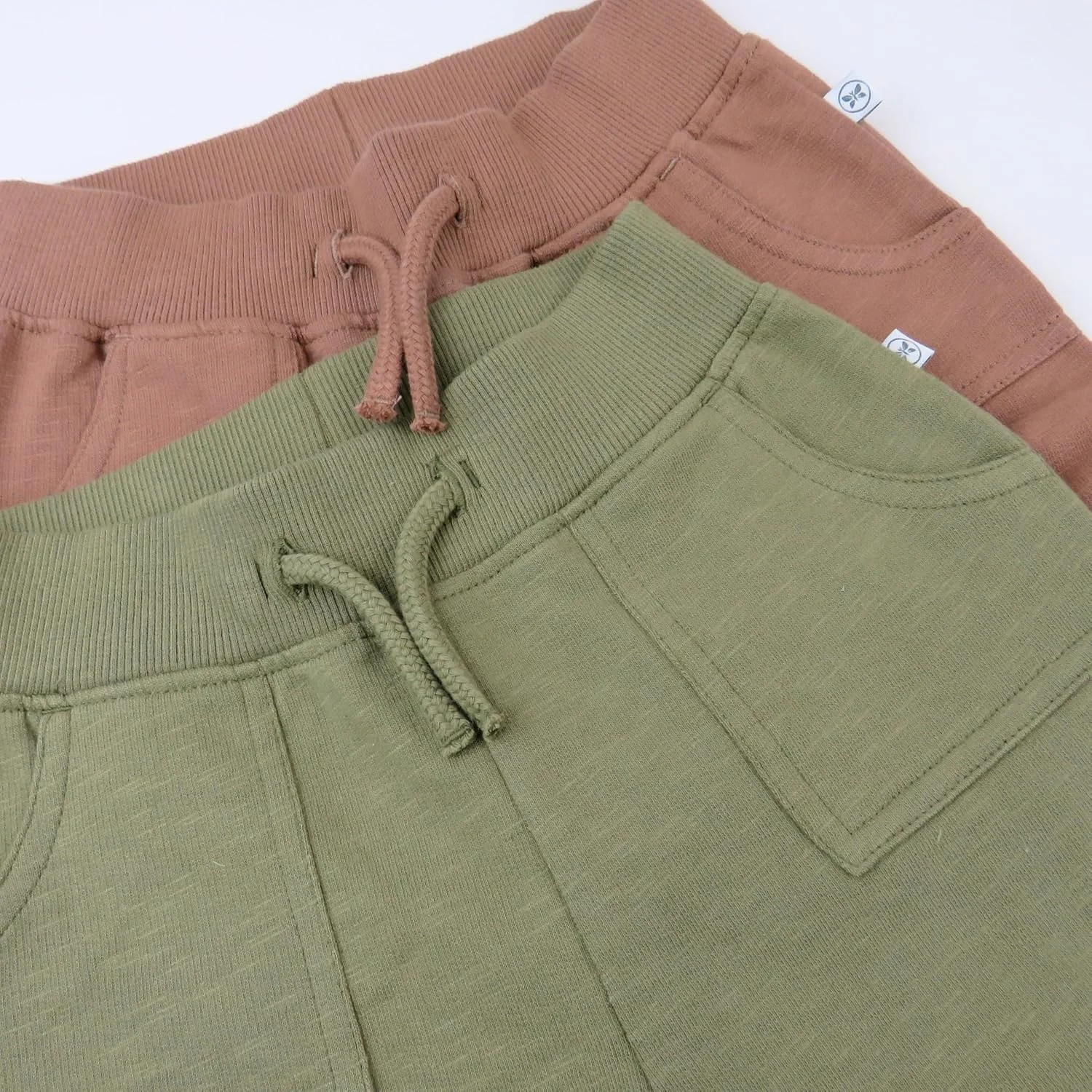 ست 2 عددی شلوار گرمکن بچه گانه طرح کارگو با الیاف 100% ارگانیک